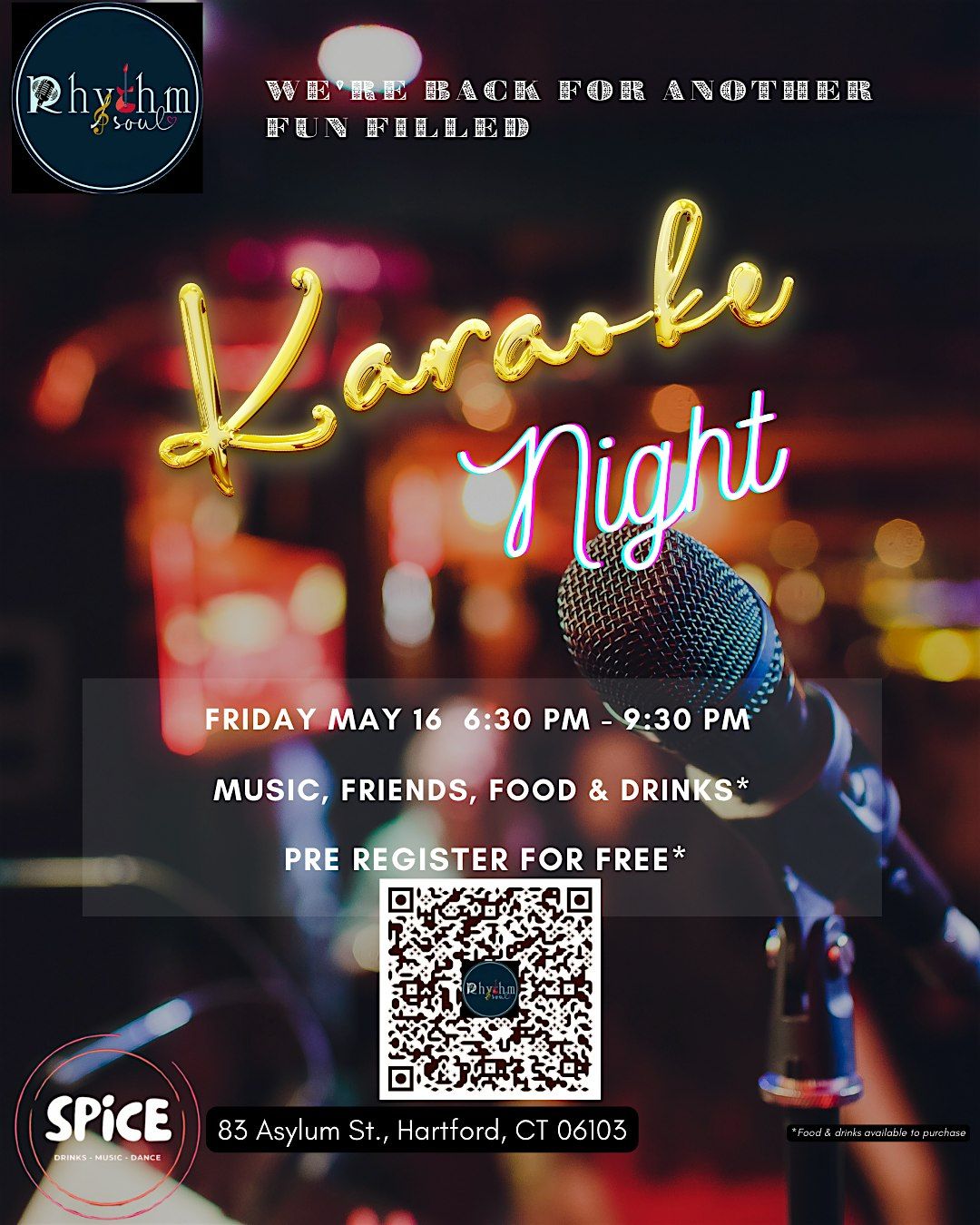 Karaoke Night by Rhythm and Soul | Event in Hartford | AllEvents