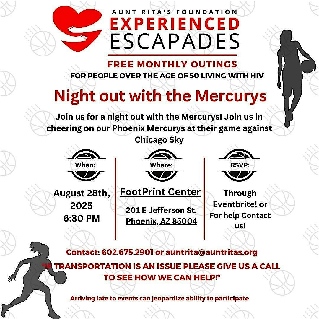 Experienced Escapades: Night out with the Mercury, 28 August | Event in Phoenix | AllEvents