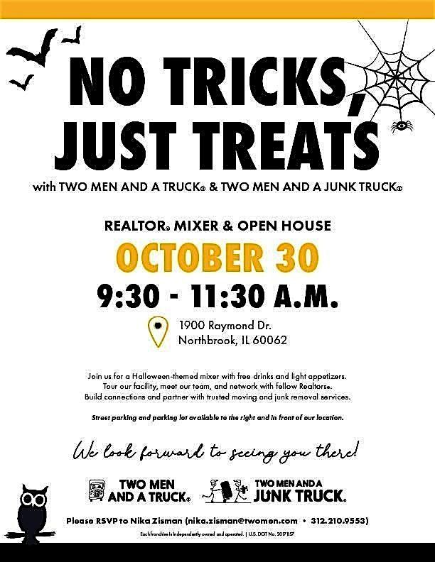 No Tricks, Just Treats: A Networking Open House with TWO MEN AND A TRUCK® &, 30 October | Event in Northbrook