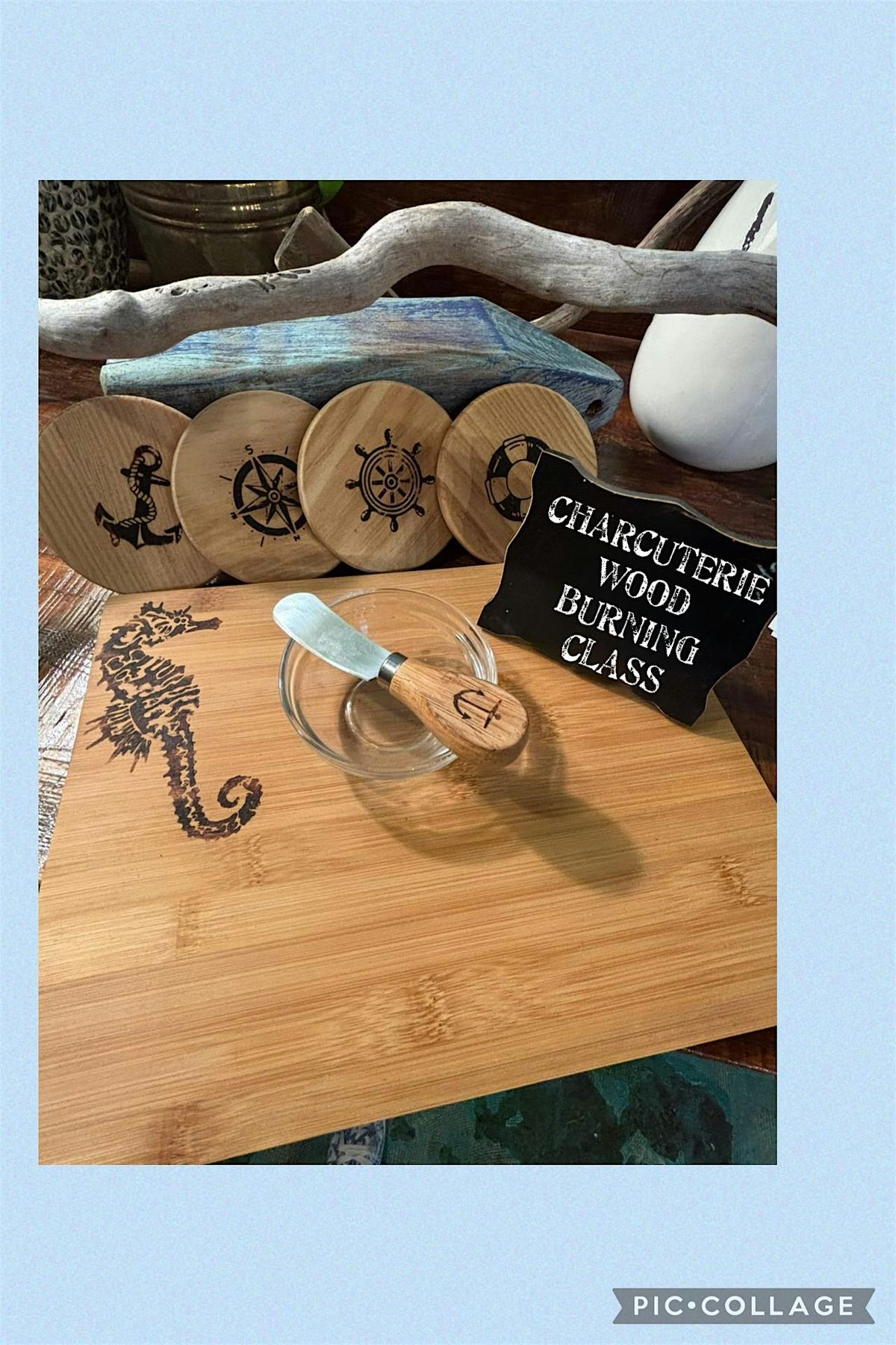 7 Piece Charcuterie Woodburning Class, 18 July | Event in Ormond Beach | AllEvents