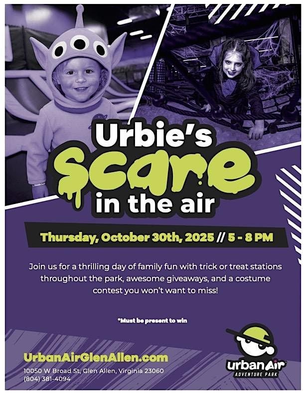 Scare in the Air at Urban Air Glen Allen!, 30 October | Event in Glen Allen | AllEvents