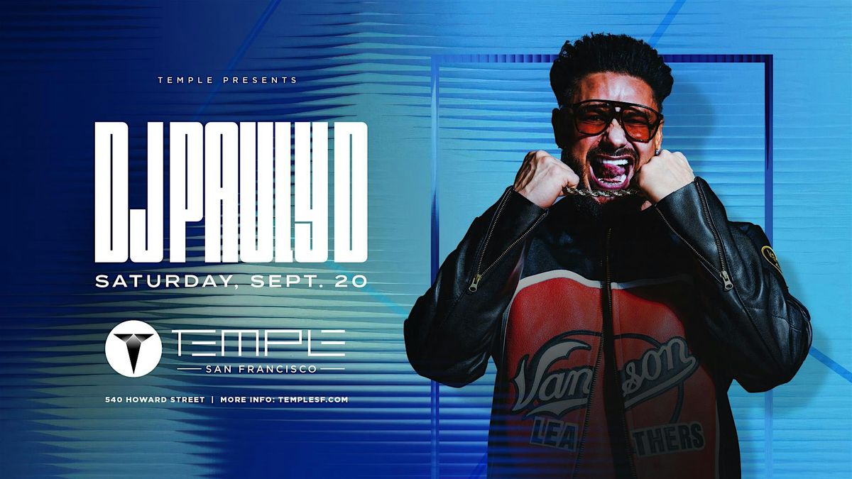 Pauly D, 20 September | Event in San Francisco | AllEvents