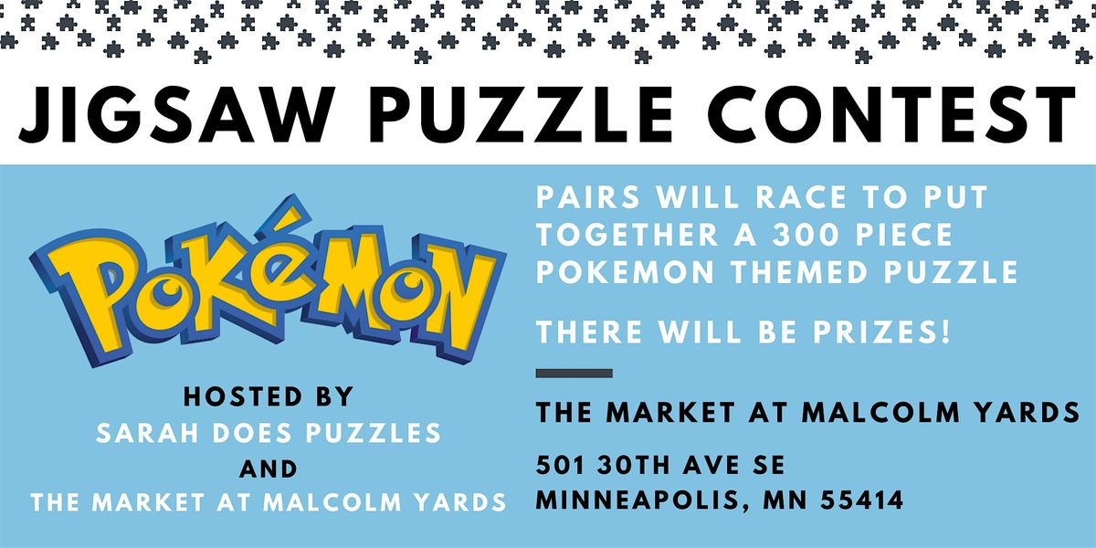 POKEMON THEME Pairs Jigsaw Puzzle Contest at Malcolm Yards - September 2025, 3 September | Event in Minneapolis