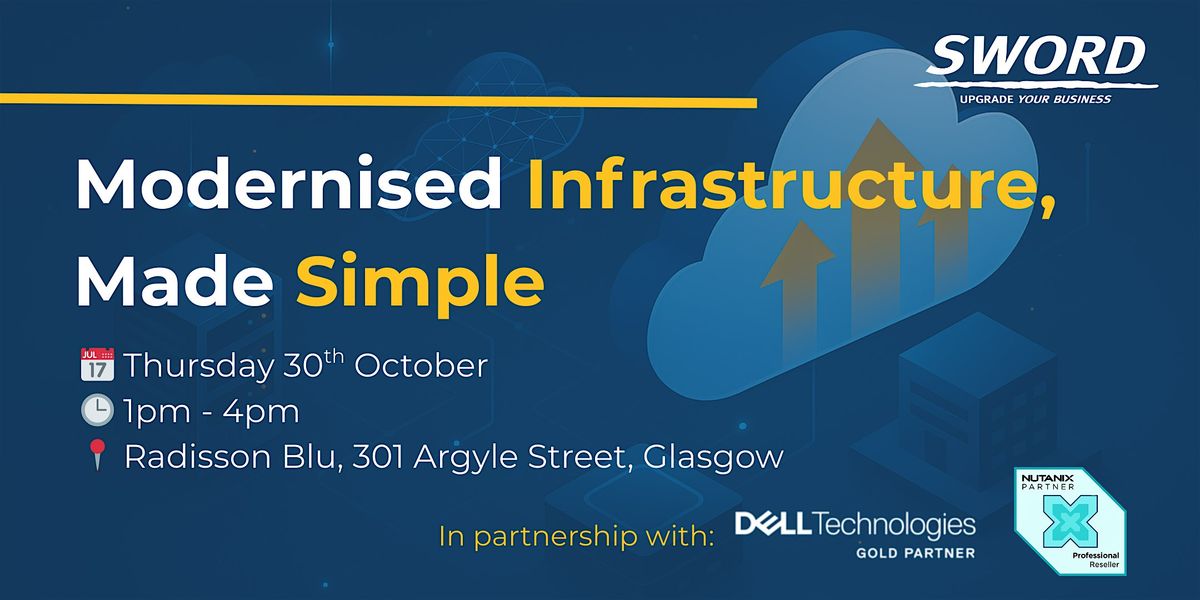 Modernised Infrastructure, Made Simple, 30 October | Event in Glasgow | AllEvents