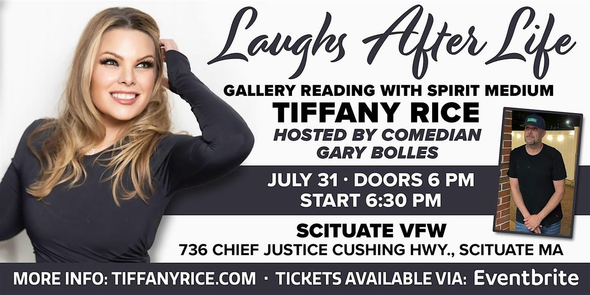 Laughs After Life with Tiffany Rice and Gary Bolles | Event in Scituate | AllEvents