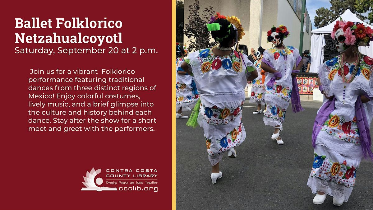 Ballet Folklorico Netzahualcoyotl, 20 September | Event in Hercules | AllEvents