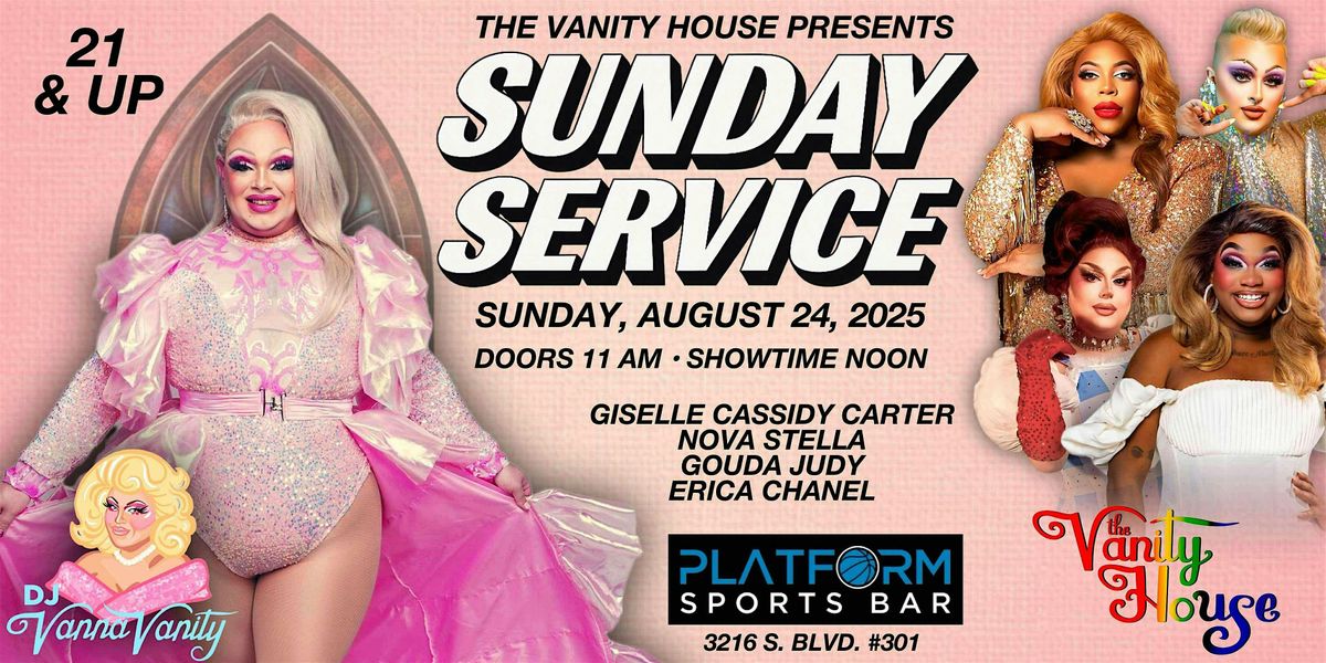 Sunday Service Drag Brunch by The Vanity House, 24 August | Event in Charlotte | AllEvents