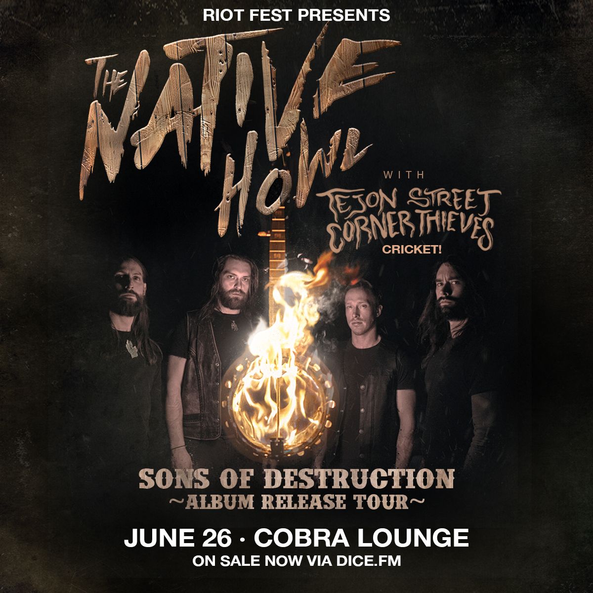 The Native Howl, 11 June | Event in Worcester | AllEvents