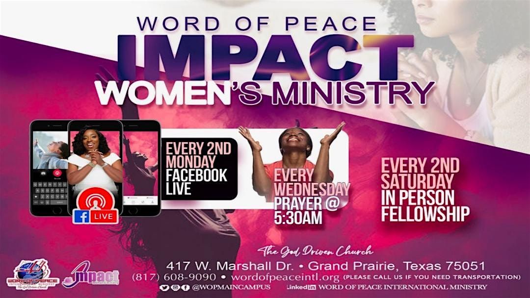 Women's Ministry Mentorship Monday's via FB LIVE | Event in Grand Prairie | AllEvents