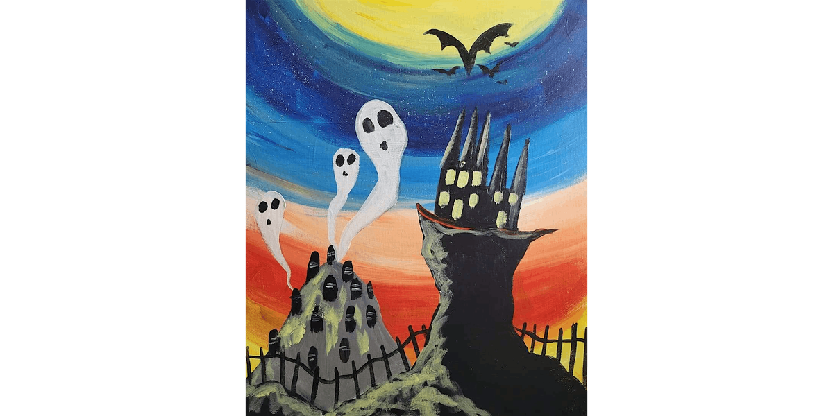 Ghouls Ascend - Paint and Sip in Salt Lake City | Classpop!™, 16 October | Event in Salt Lake City | AllEvents