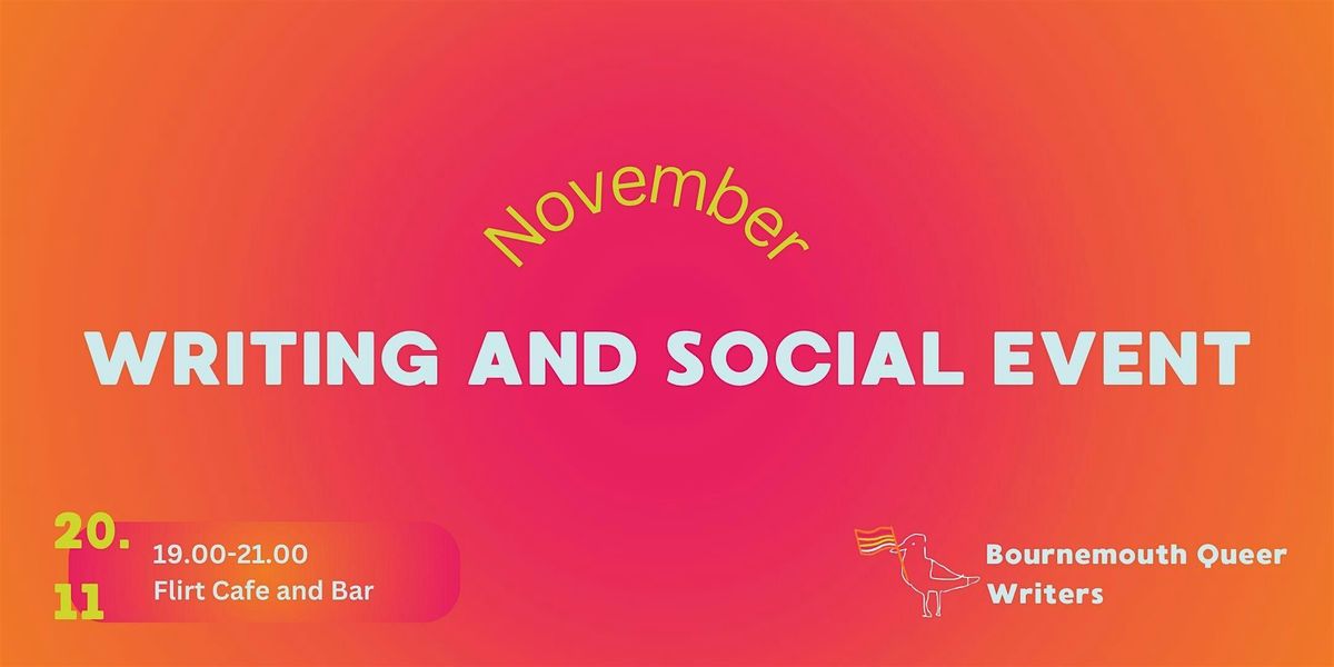 November Write and Socialise - LGBTQ+ group, 20 November | Event in Bournemouth | AllEvents