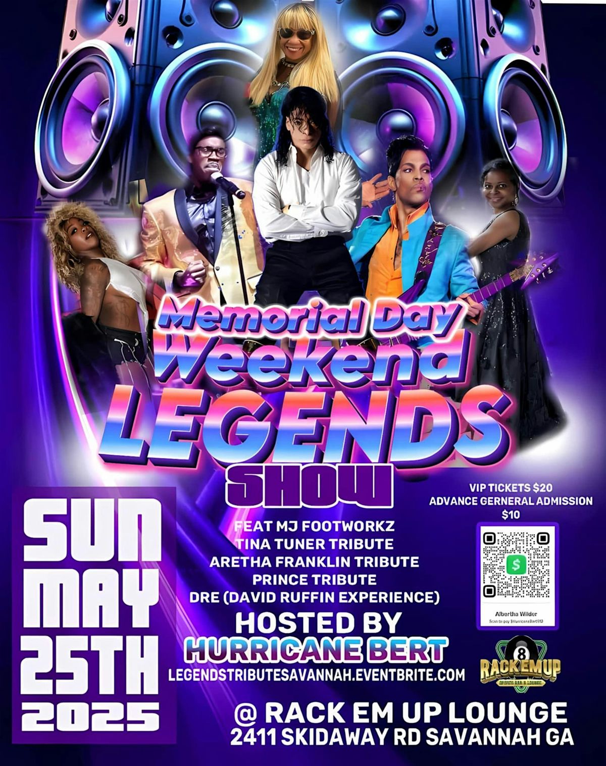 Memorial Day Weekend Legends Show, 25 May | Event in Savannah | AllEvents
