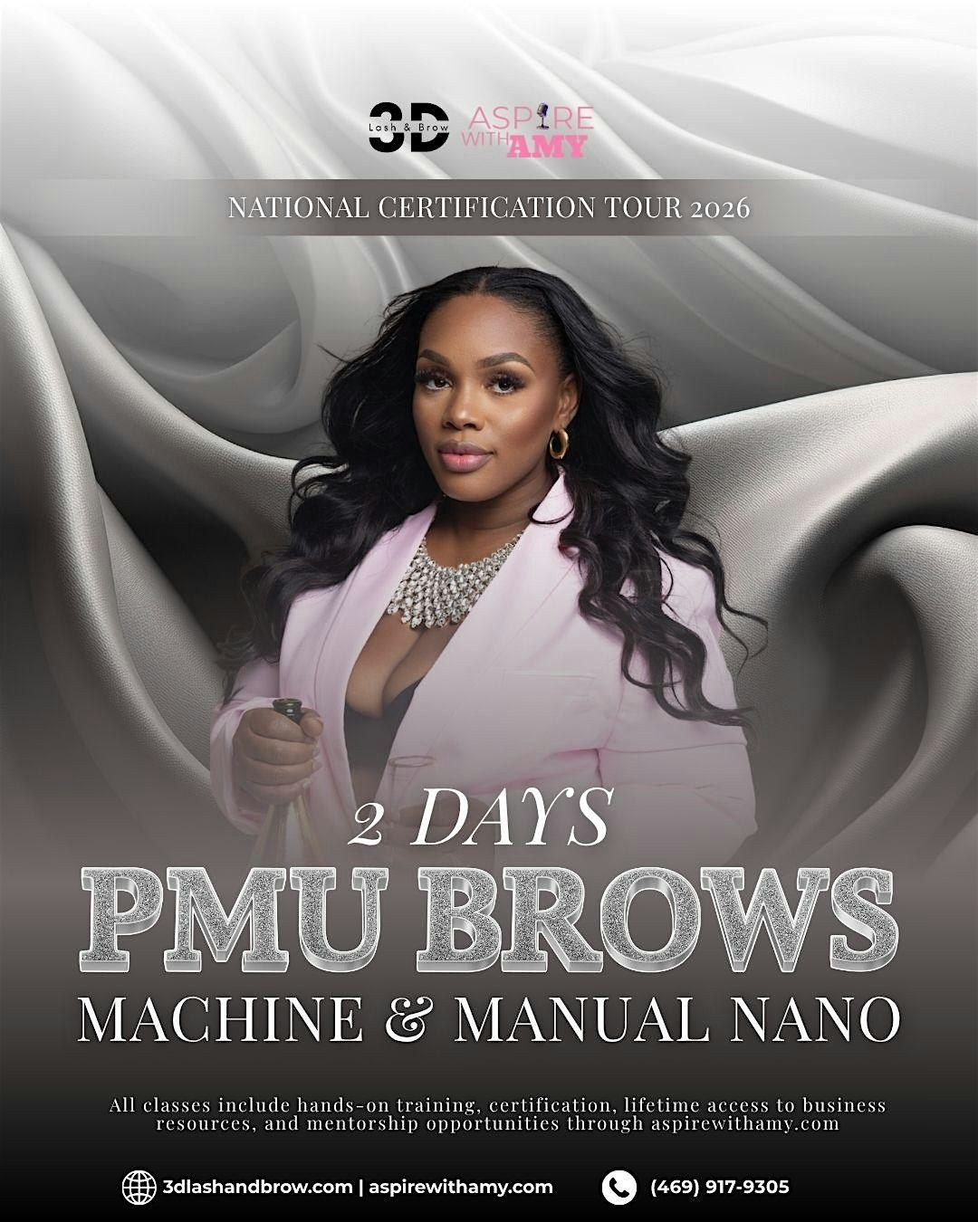 PMU BROWS (MACHINE +MANUAL NANO) CERTIFICATION – DALLAS, TX (JAN 15–16, 20), 15 January | Event in Dallas