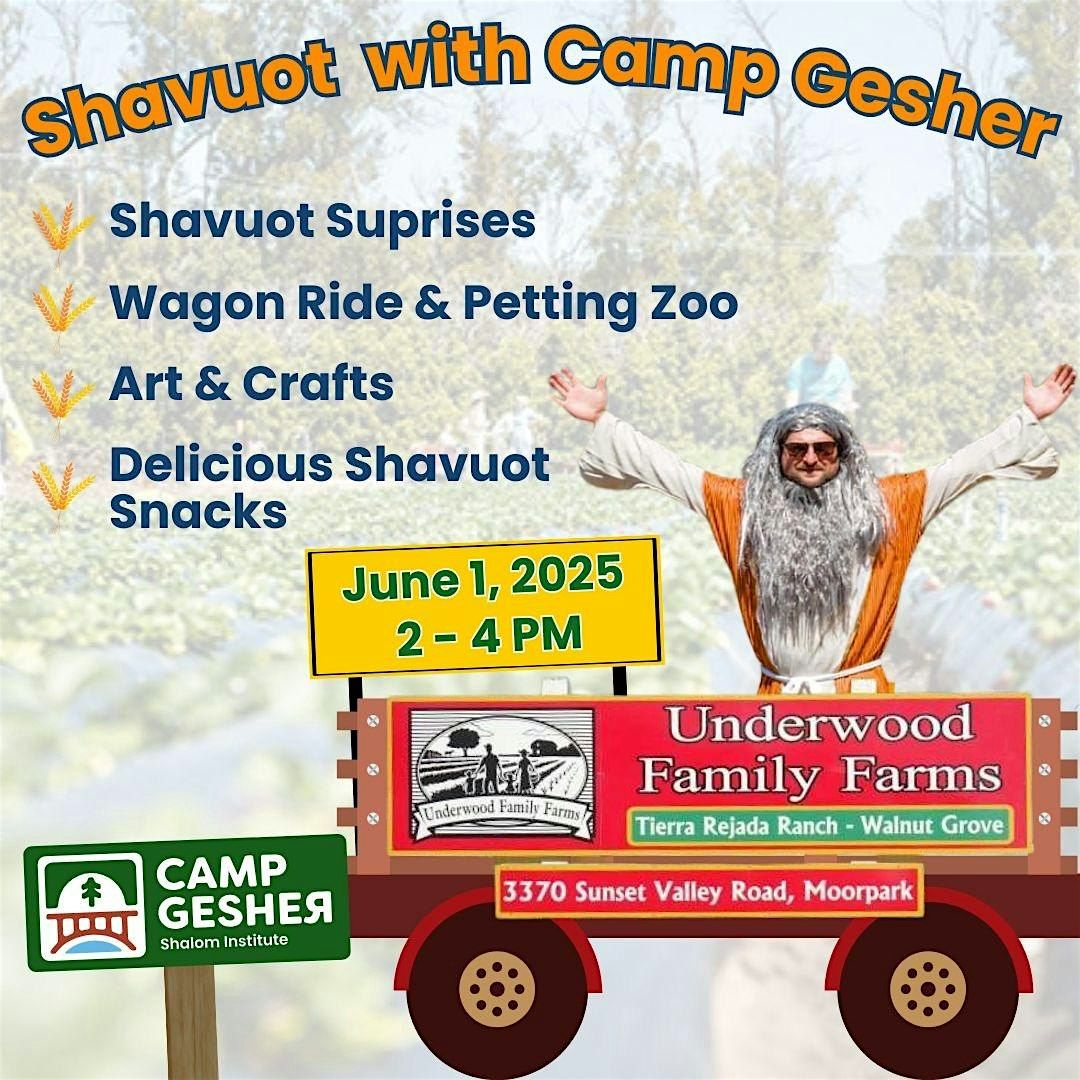 Shavuot with Camp Gesher 2025, 1 June | Event in Moorpark | AllEvents