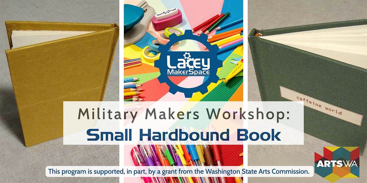 Military Makers Workshop: Small Hardbound Book, 5 June | Event in Lacey | AllEvents