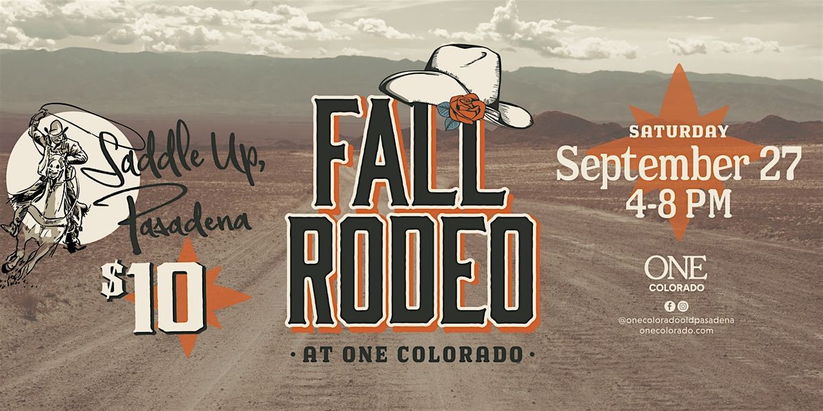 Fall Rodeo: Boots, Bites, and Western Beats, 27 September | Event in Pasadena | AllEvents