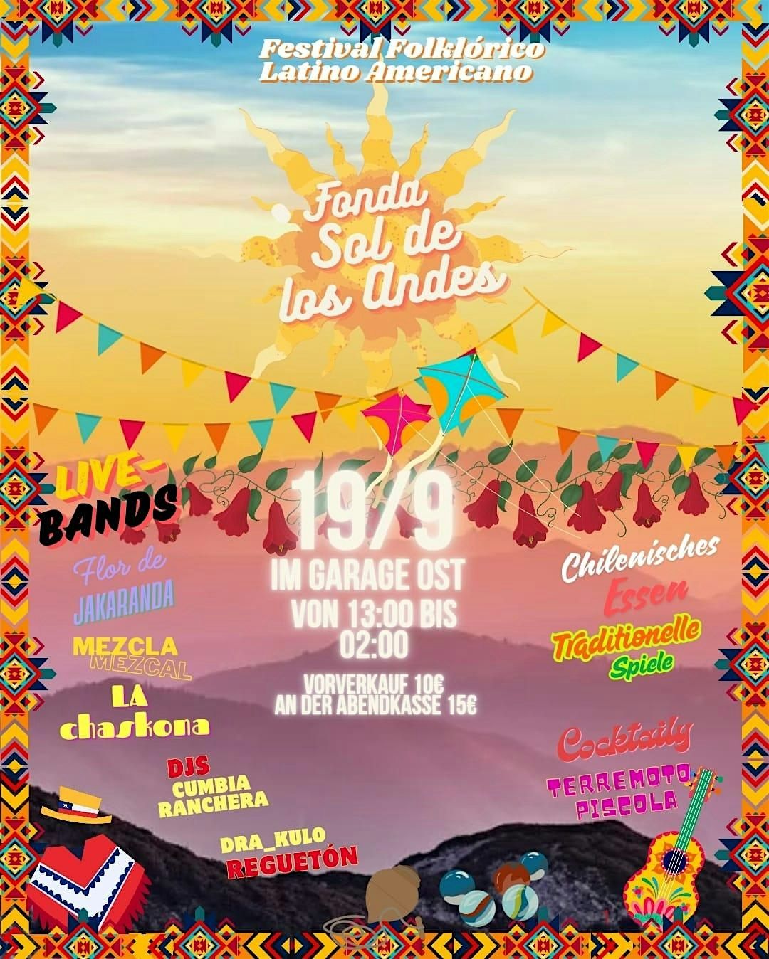 Fonda Sol de Los Andes, 19 September | Event in Leipzig | AllEvents