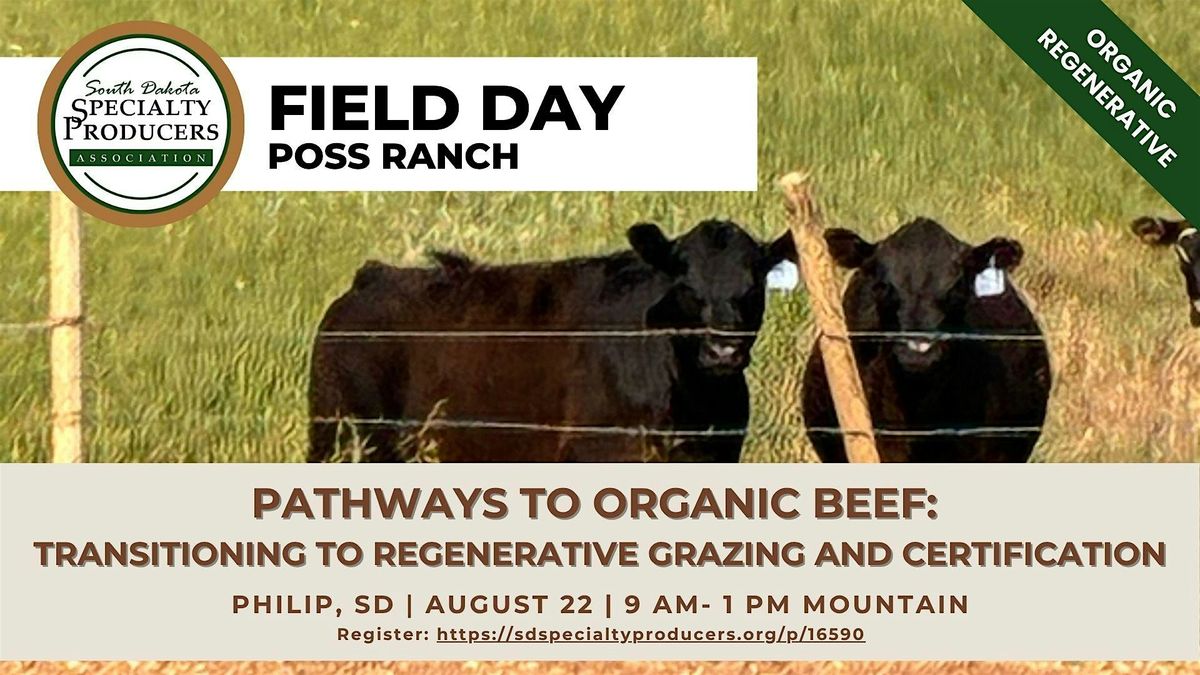 Pathways to Organic Beef: Transitioning to regenerative certification, 22 August | Event in Philip | AllEvents