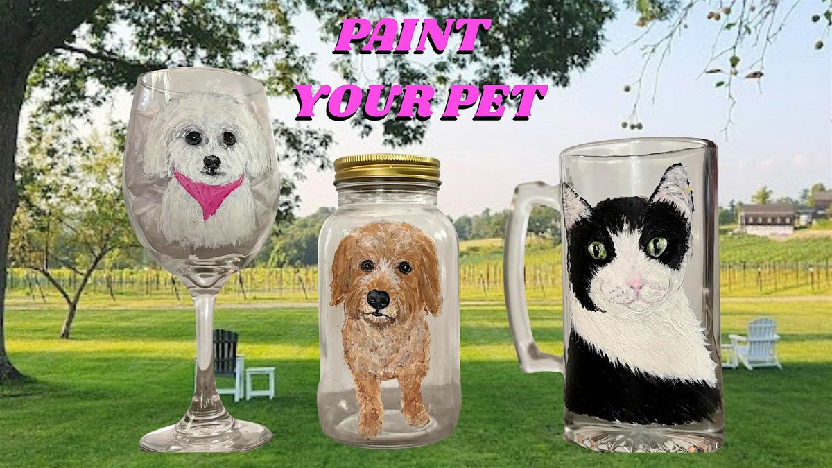 Paint Your Pet on Your Choice of Glass, 7 August | Event in Middlebury | AllEvents