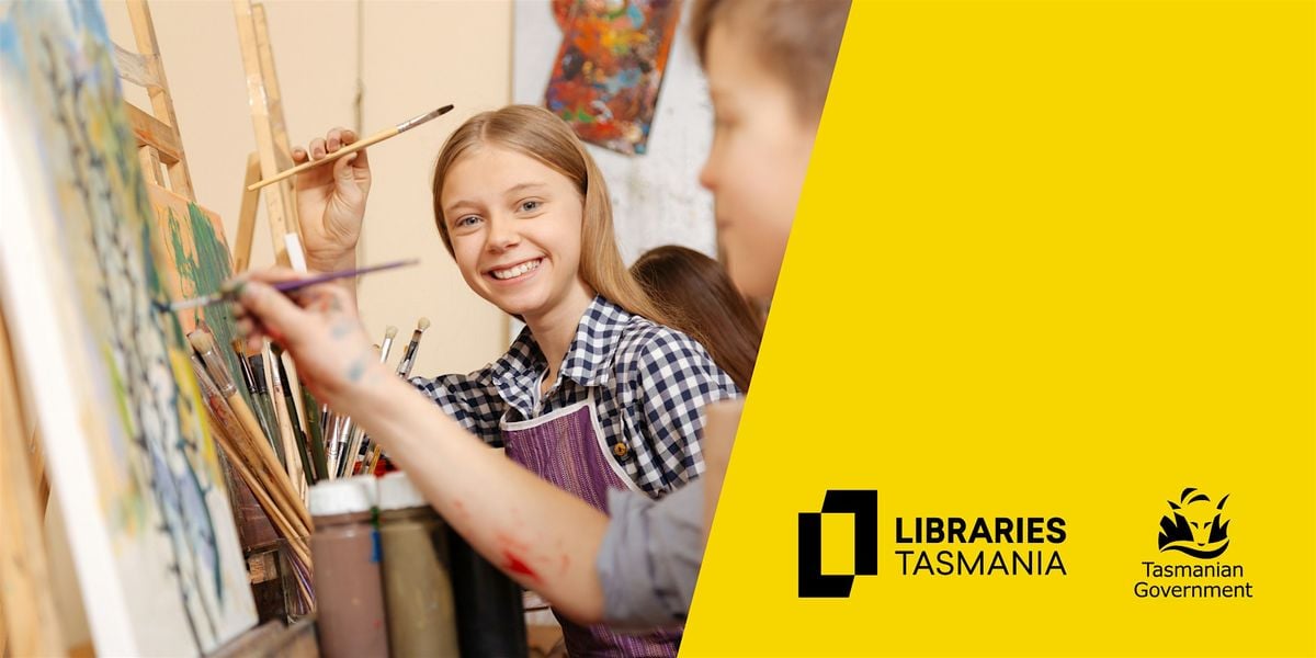 School holiday program: Sip and paint at Hobart Library, 8 October | Event in Hobart | AllEvents