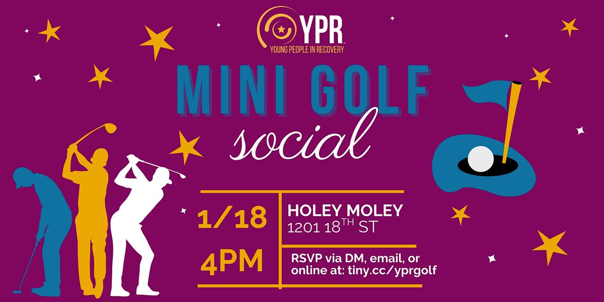 Mini Golf Sober Social - YPR - Denver, CO, 18 January | Event in Denver | AllEvents