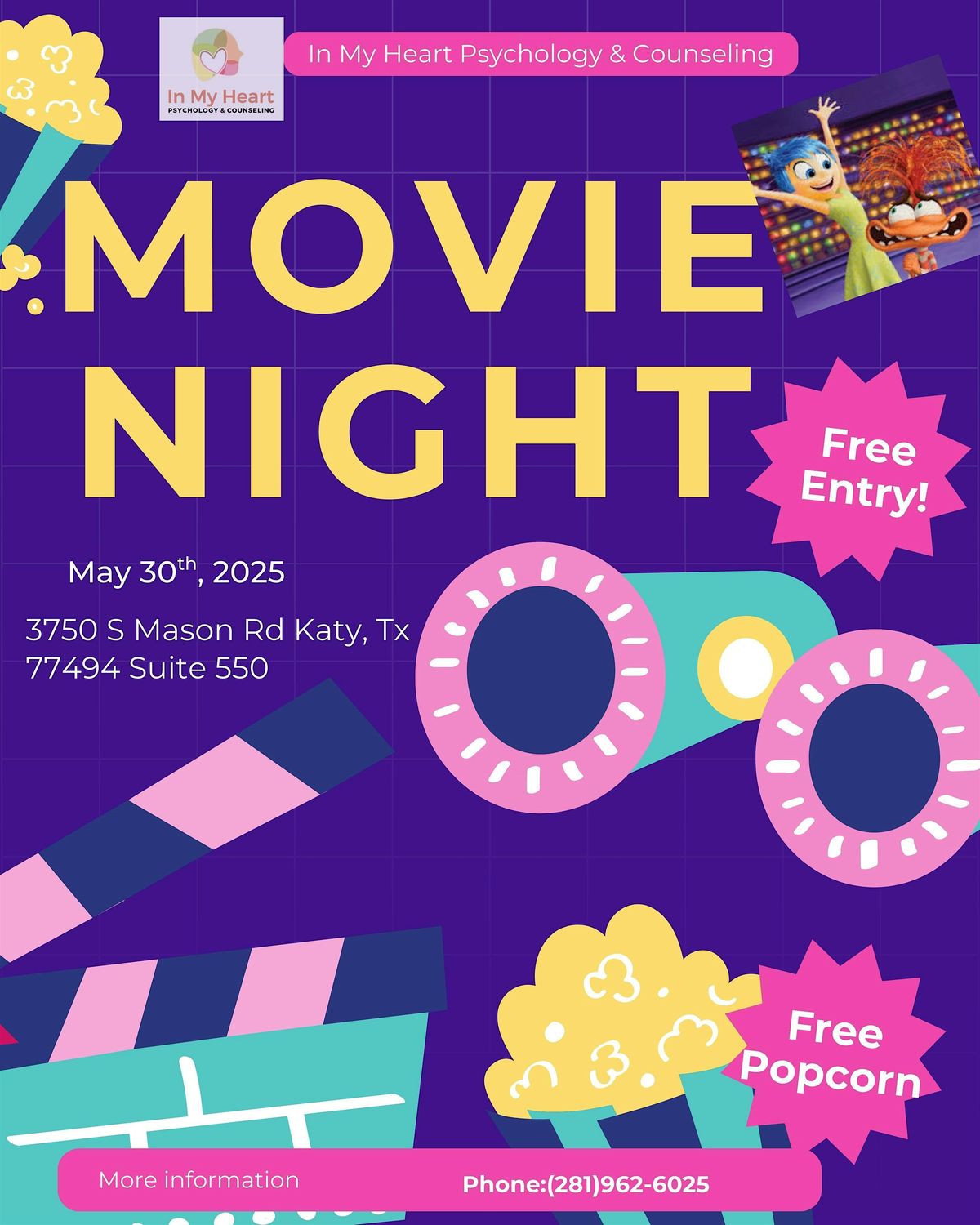FREE FAMILY MOVIE NIGHT!!, 30 May | Event in Katy | AllEvents