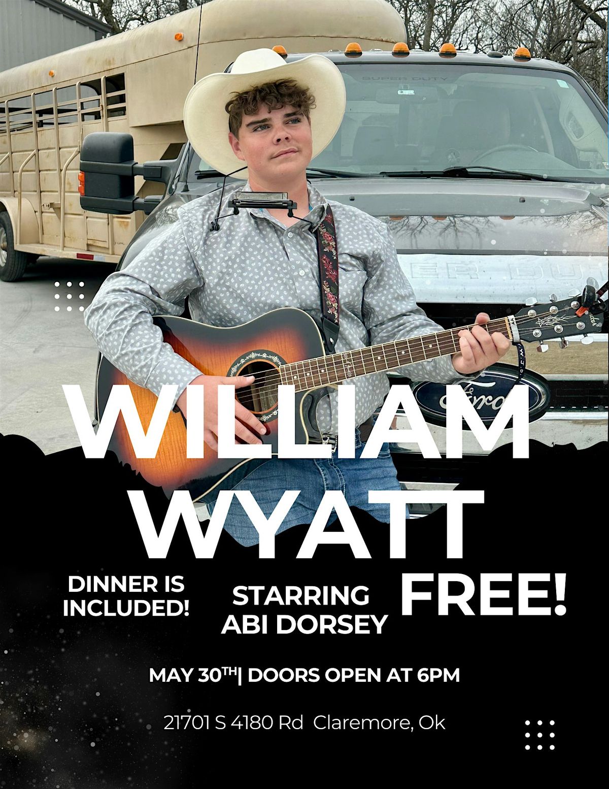 Will Wyatt Concert, 30 May | Event in Claremore | AllEvents