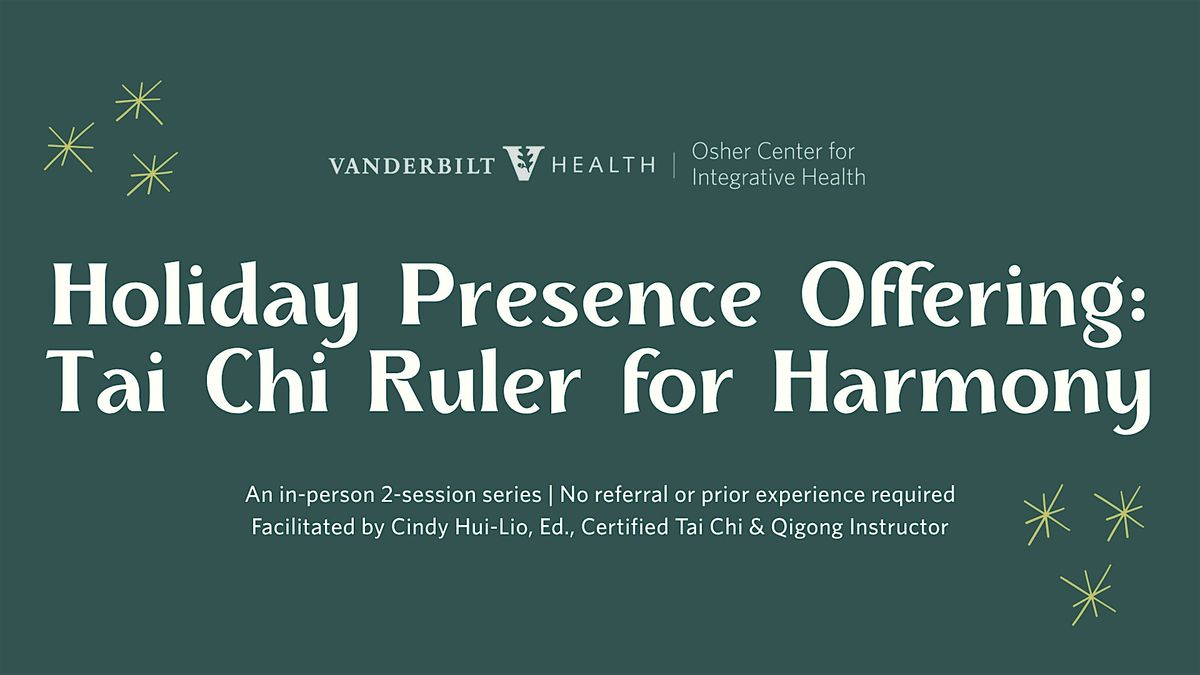 Tai Chi Ruler for Harmony, 11 December | Event in Nashville | AllEvents