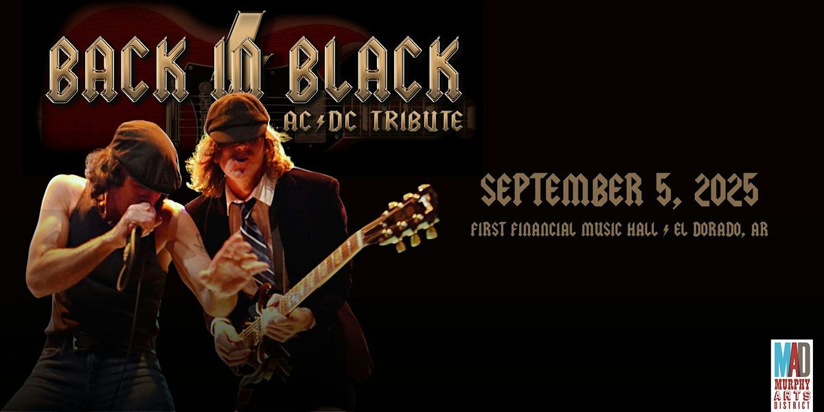 Back in Black - AC/DC Tribute, 5 September | Event in El Dorado | AllEvents