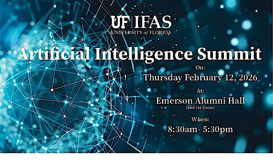 UF/IFAS AI Summit 2026, 12 February | Event in Gainesville | AllEvents