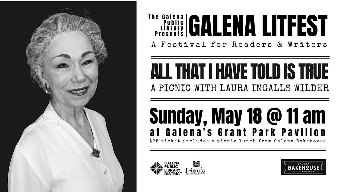Galena LitFest: Brunch with Laura Ingalls Wilder, 18 May | Event in Galena | AllEvents