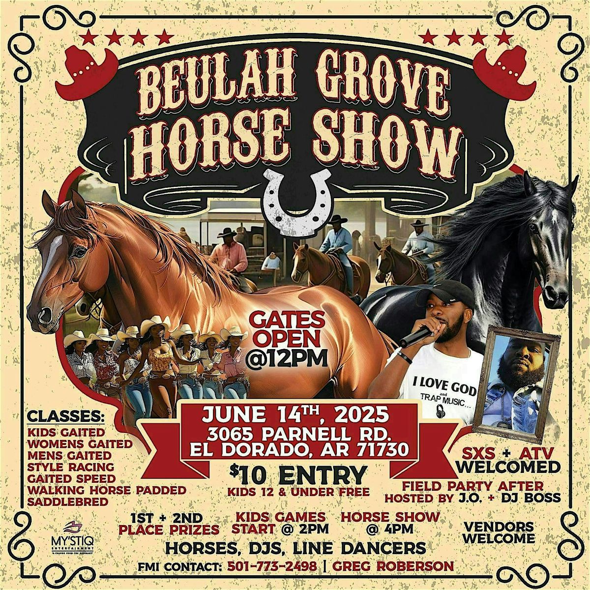 BEULAH GROVE HORSE SHOW, 14 June | Event in El Dorado | AllEvents