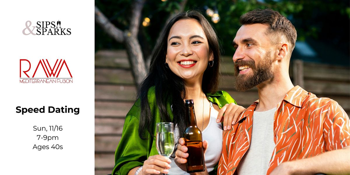 Speed Dating Ages 40s in New Haven, CT at RAWA, 16 November | Event in New Haven | AllEvents