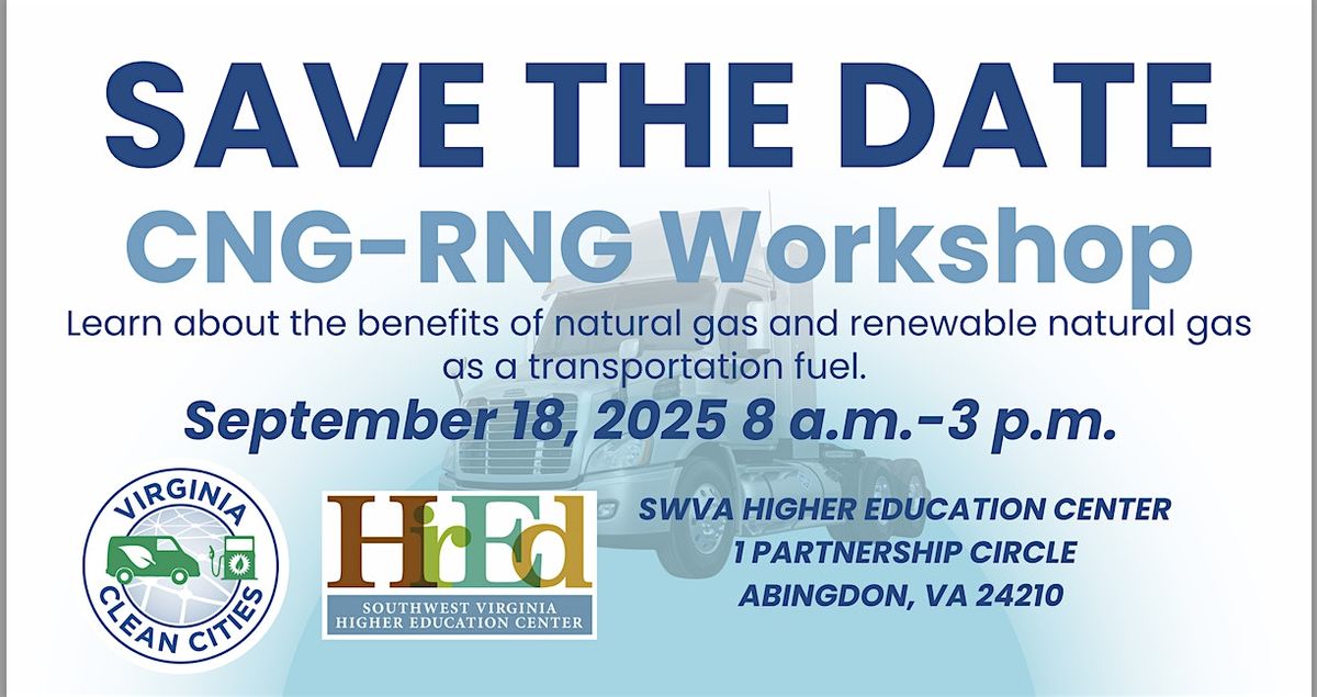 Southwest Virginia CNG/RNG Workshop, 18 September | Event in Abingdon | AllEvents
