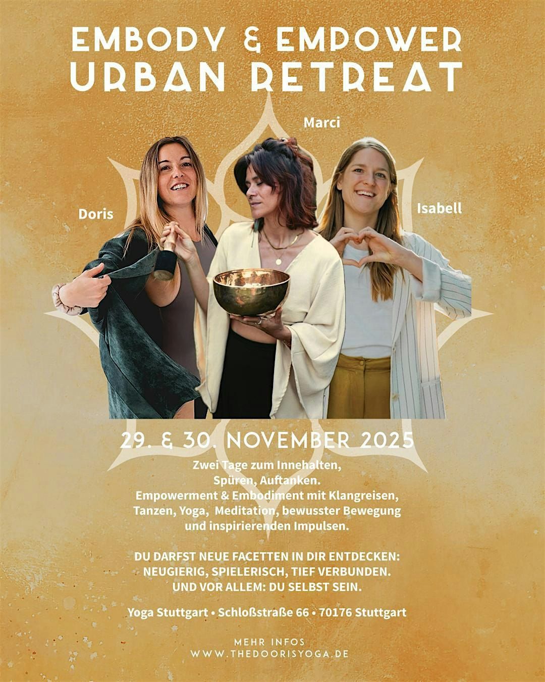 Embody  & Empower Urban  Retreat Stuttgart, 29 November | Event in Stuttgart | AllEvents