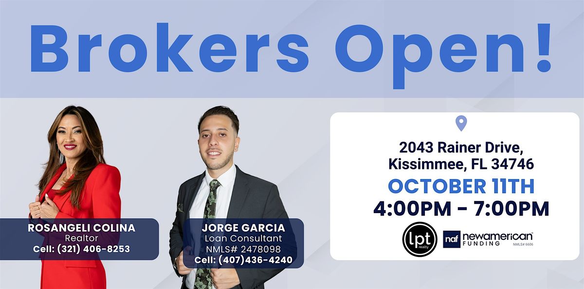 Brokers Open – Wine, Cheese & Networking! | Event in Kissimmee | AllEvents