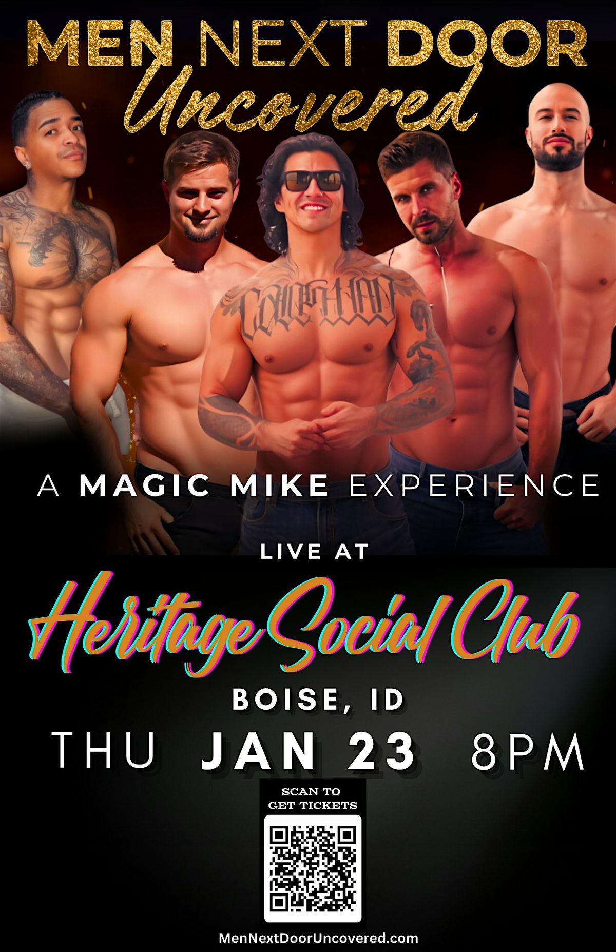 Men Next Door UNCOVERED A Magic Mike Experience at Heritage Social