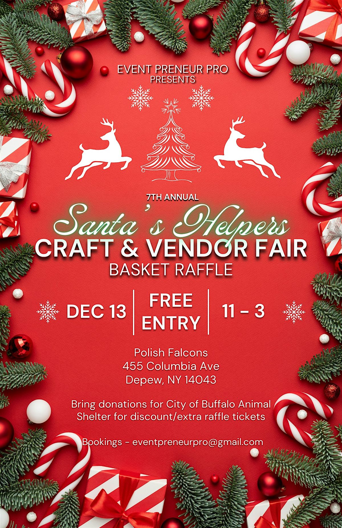 Santa's Helpers Christmas Craft & Vendor Fair, 13 December | Event in Depew | AllEvents