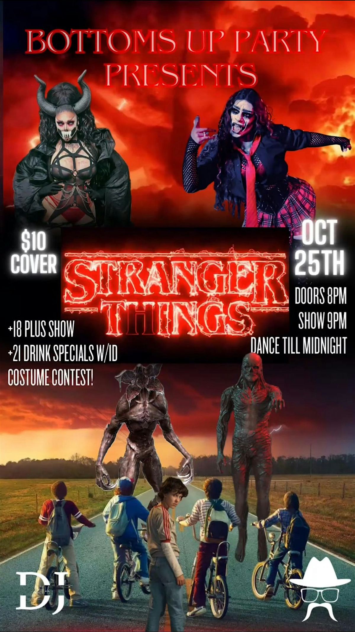 Stranger Things Drag Show - Bottoms Up Party, 25 October | Event in Yakima | AllEvents