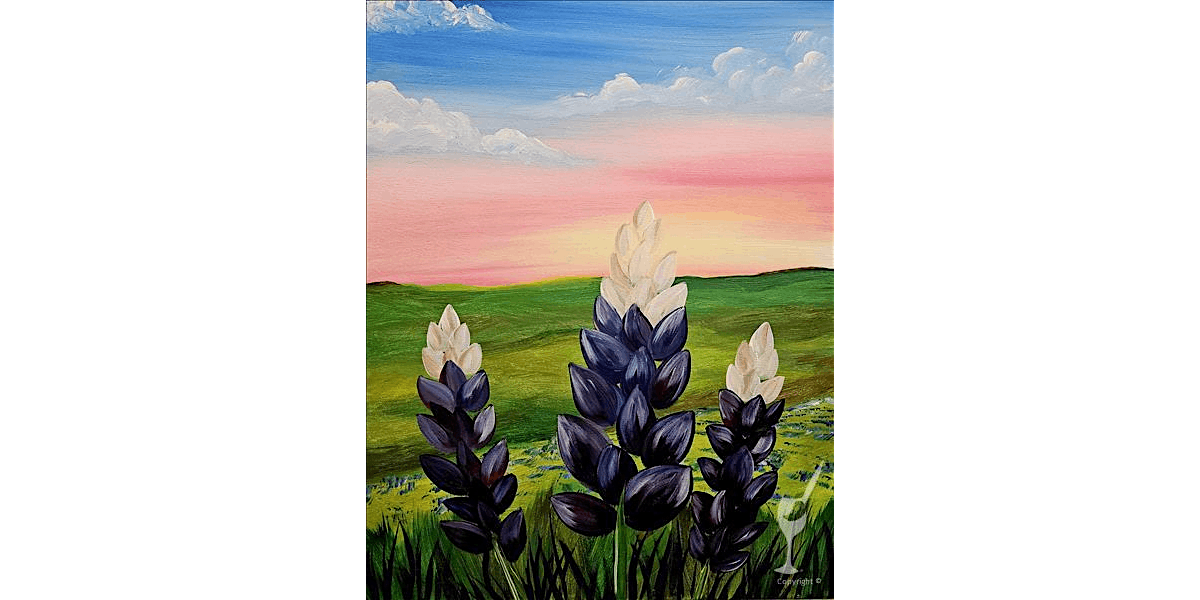 Lush Lupine - Paint and Sip in Houston | Classpop!™, 14 August | Event in Houston | AllEvents