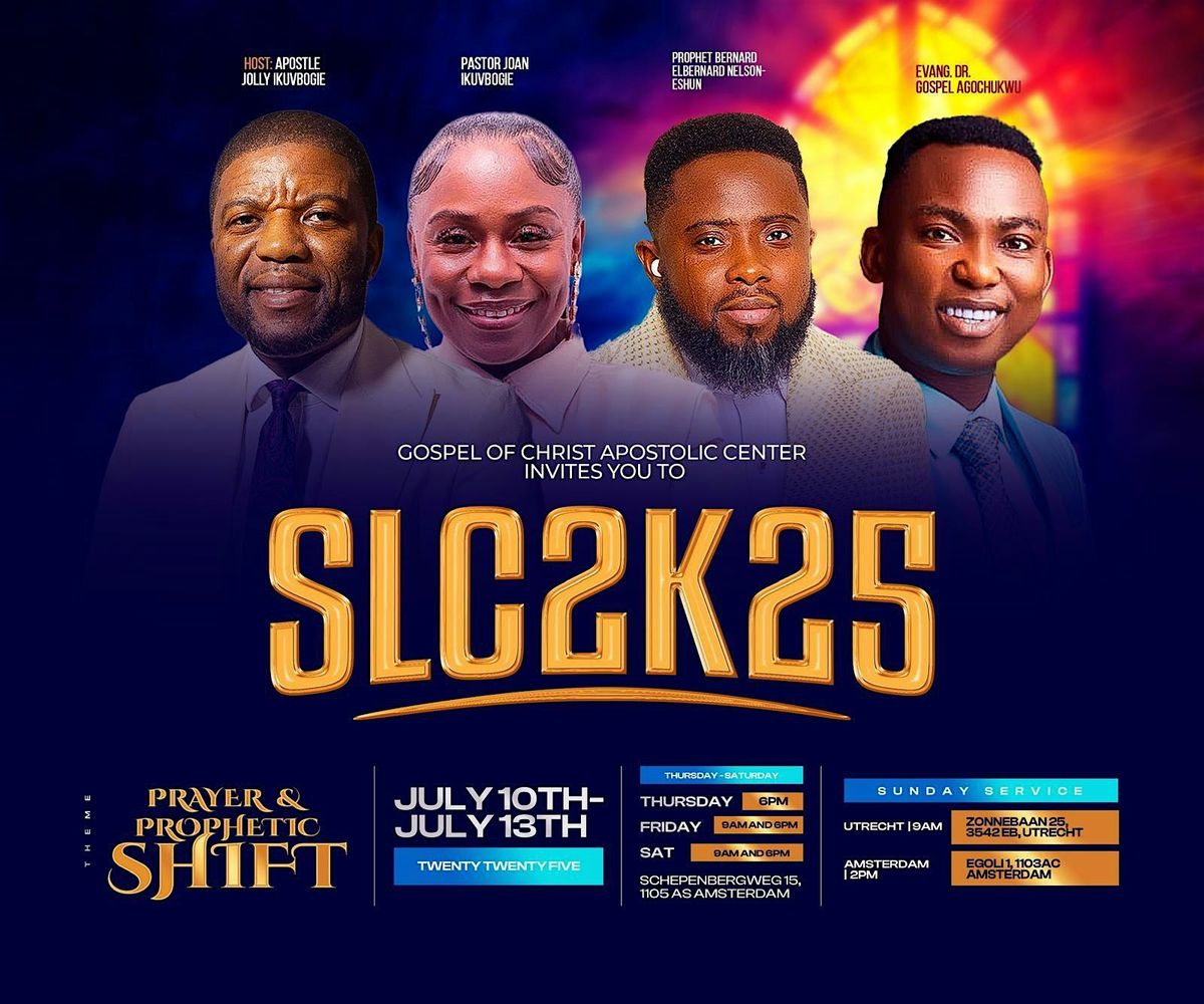 SLC 2K25 Prayer & Prophetic Shift, 10 July | Event in Amsterdam | AllEvents