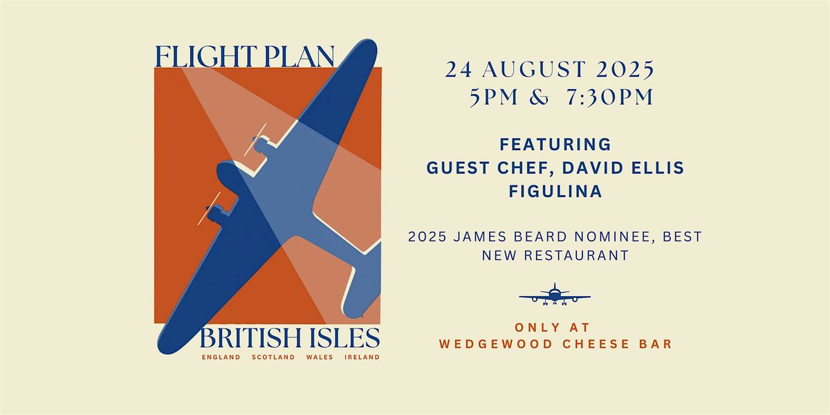 Flight Plan: British Isles, A 5-Course European Wine Dinner, 24 August | Event in Carrboro | AllEvents