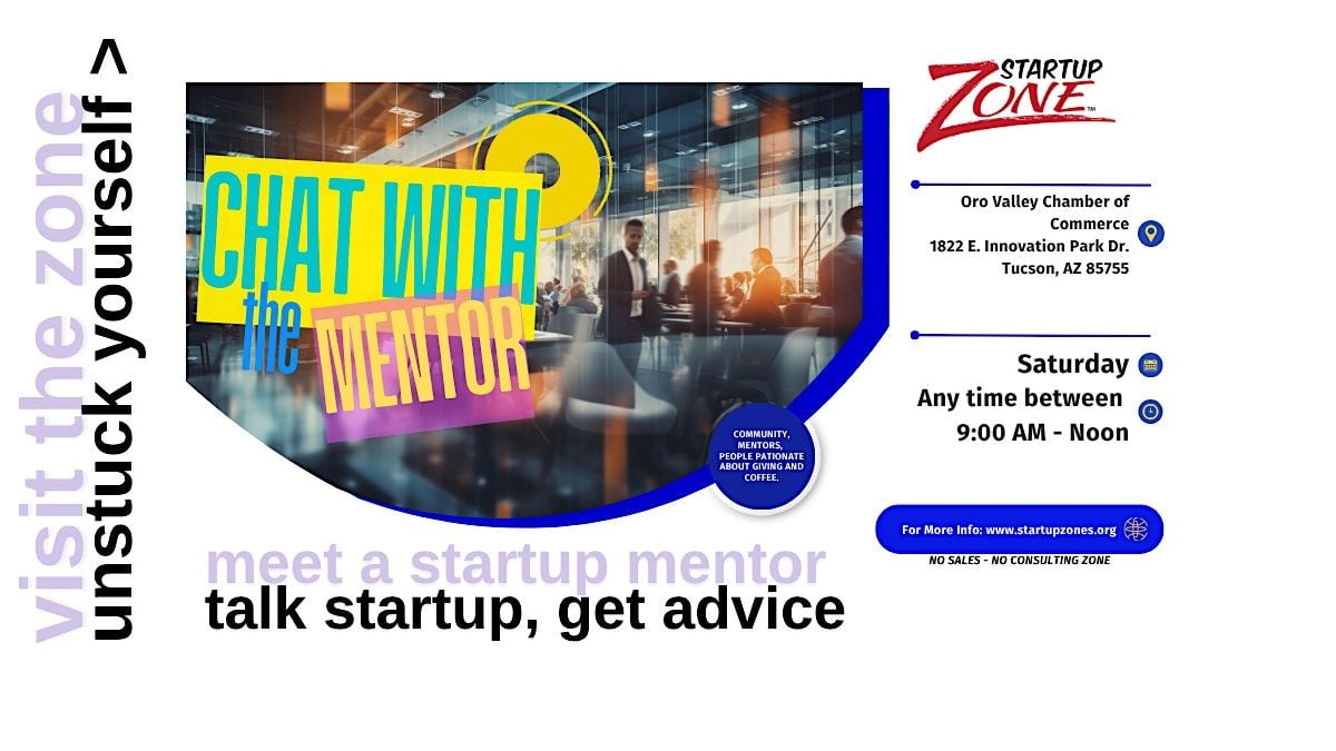 August 16 - Startup - Mentorship and Networking [Arrive Any Time], 16 August | Event in Oro Valley | AllEvents