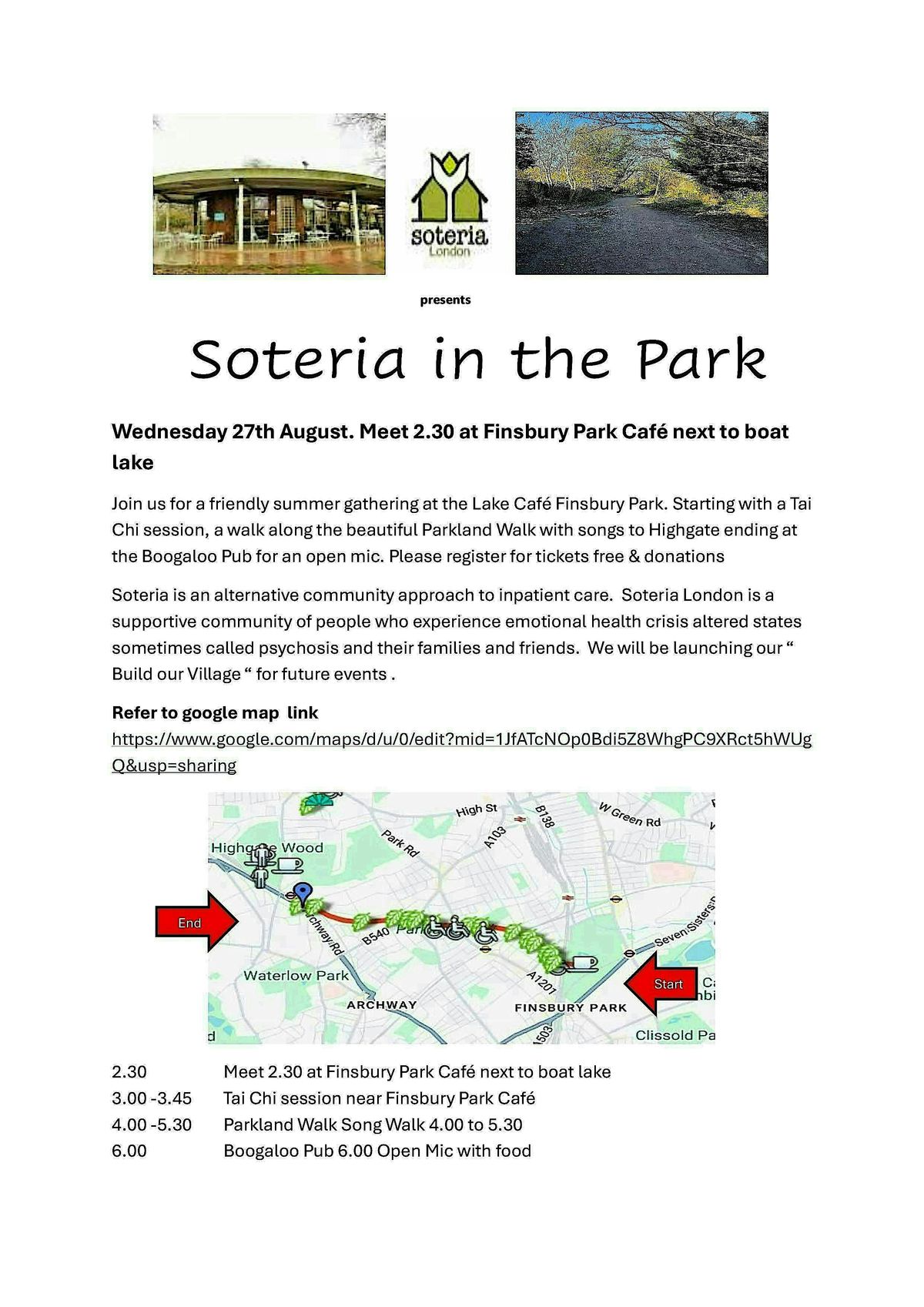 Soteria in the Park, 27 August | Event in London | AllEvents