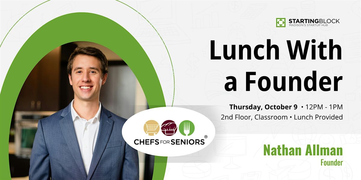 StartingBlock's Lunch with a Founder - featuring Nathan Allman, 9 October | Event in Madison | AllEvents