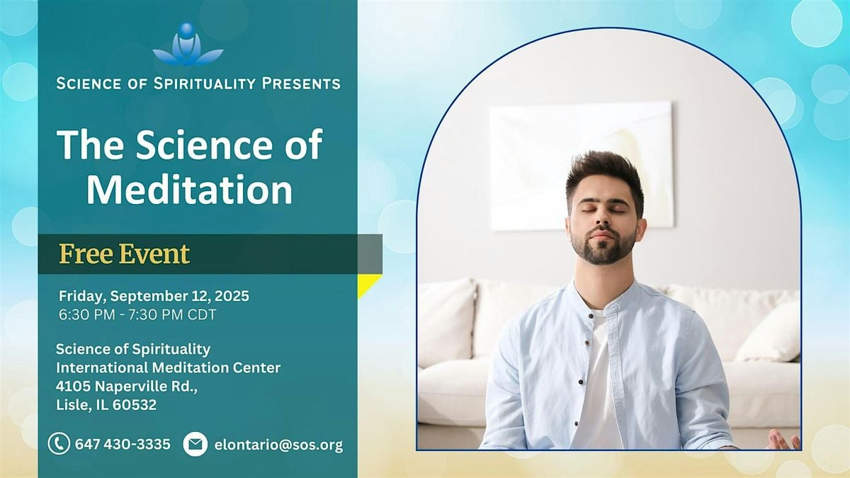 The Science of Meditation, 12 September | Event in Lisle | AllEvents