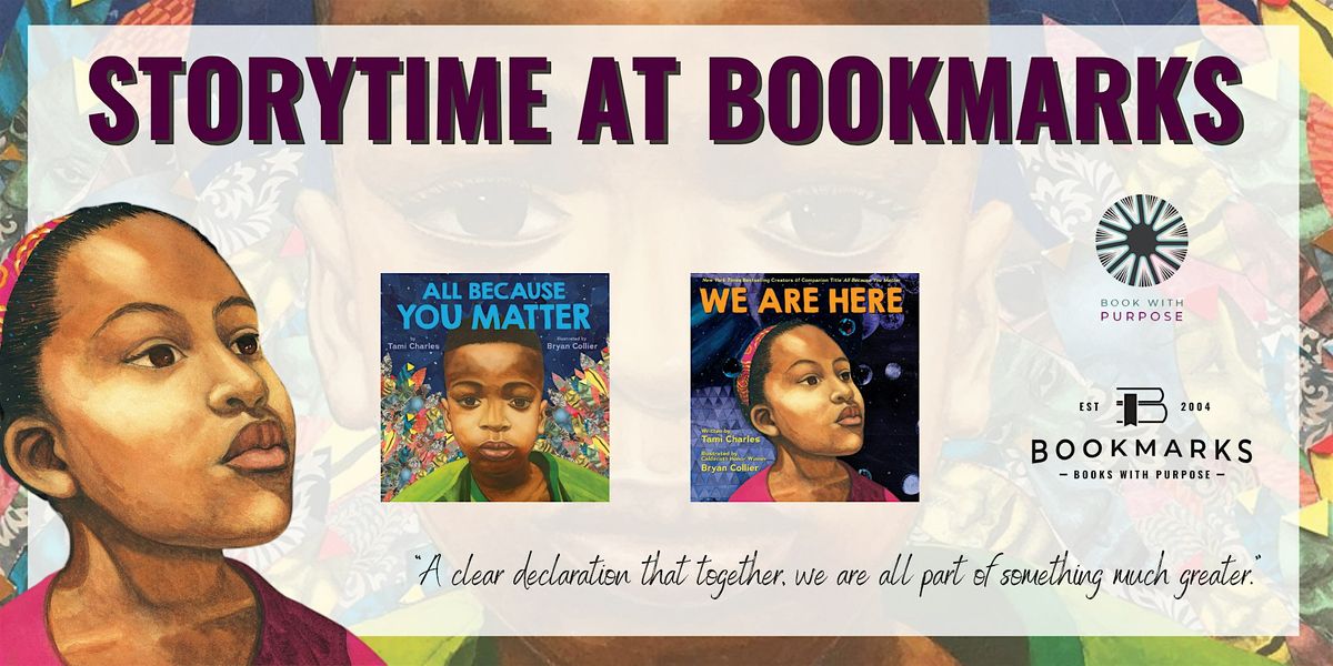 Storytime at Bookmarks: Book with Purpose, 28 June | Event in Winston-Salem | AllEvents