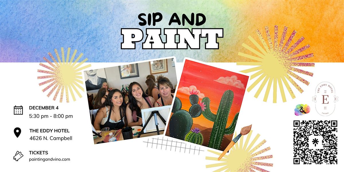 Desert Vibes Paint and Sip at The Eddy, 4 December | Event in Tucson | AllEvents