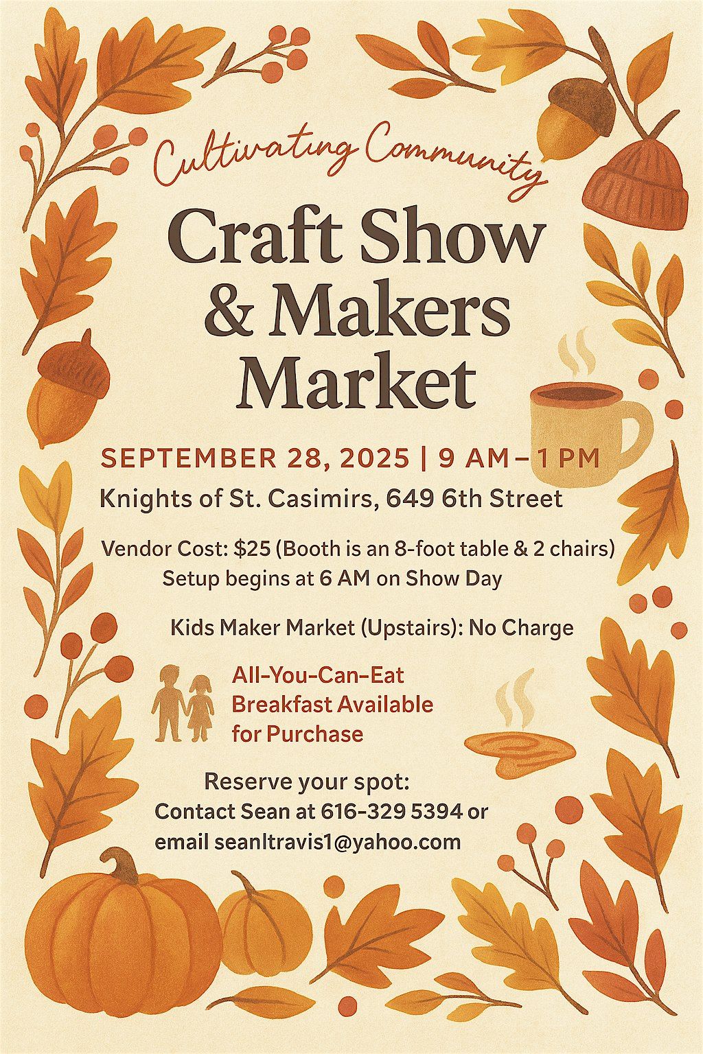 Fall Market and Breakfast, 28 September | Event in Grand Rapids | AllEvents