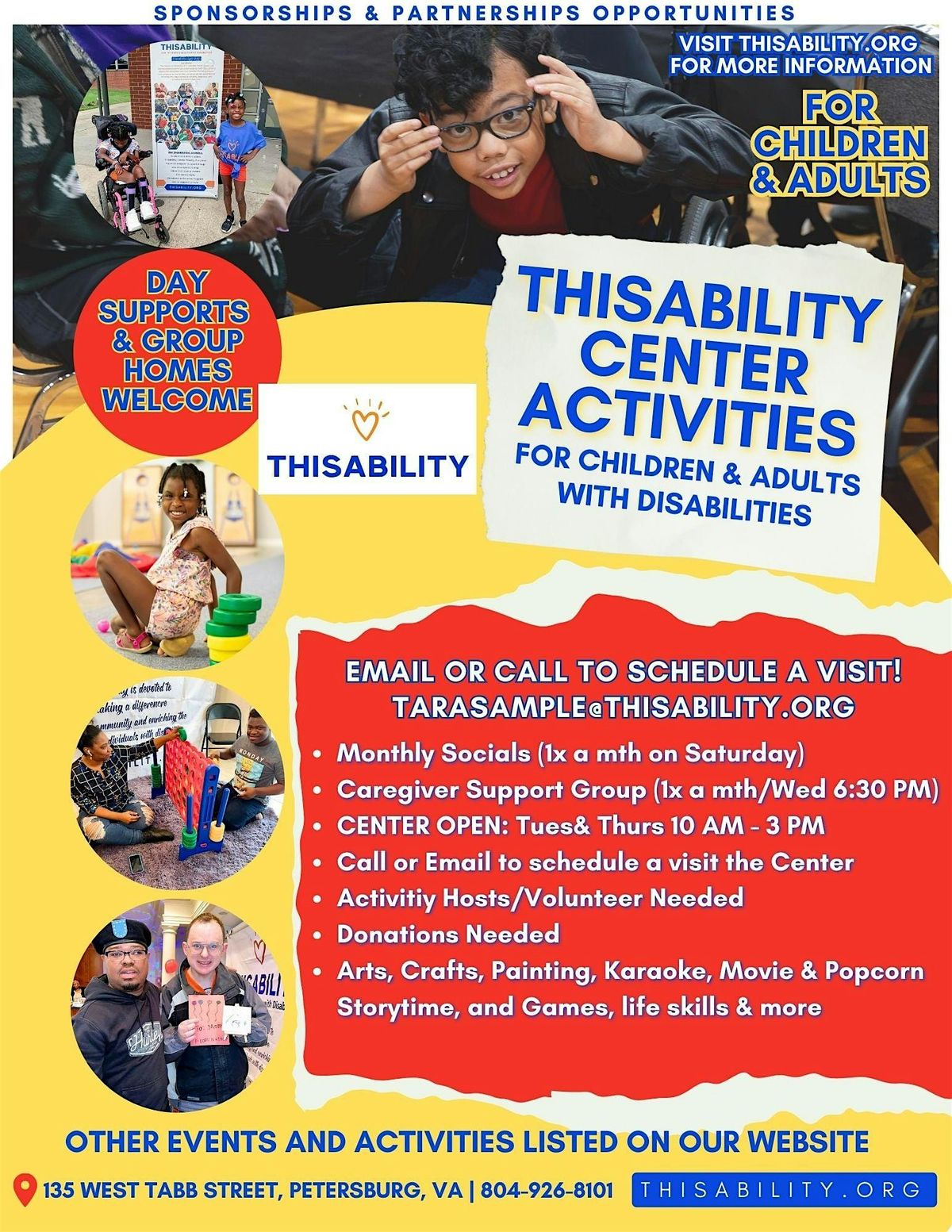 ThisAbility Center Activities | Event in Petersburg | AllEvents